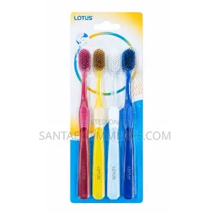LOTUS 4-Piece Toothbrush Set