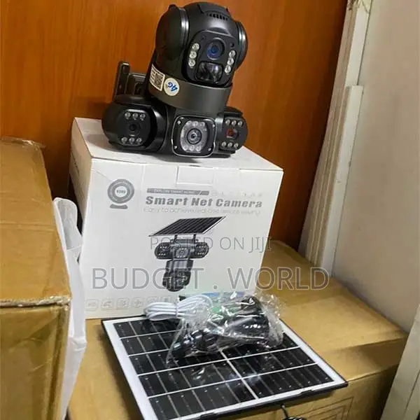 Kamera ya Usalama ya Solar 4G yenye Lensi Tatu, Rangi Kamili 24/7 - 1