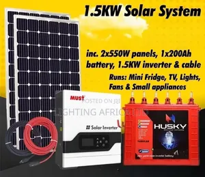 Must 1.5kva Solar Home Package Hybrid - Betri 200Ah