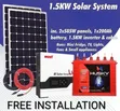 Must 1.5kva Solar Off-Grid Package Kamili na Usakinishaji Bure - 1