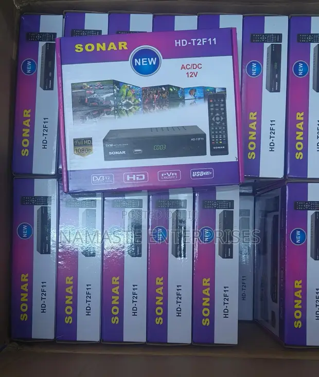 SONAR HD Digital Decoder AC/DC 12V - Free to Air DVB-T2 Full HD - 1