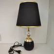 Unique Bedside Lamp - Matte Black & Gold - 3