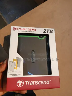 Transcend External Hard Drive 2TB USB 3.0