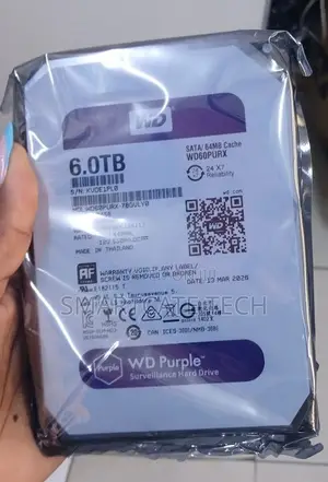 6TB WD Hard Disk ya CCTV kwa Hifadhi ya Video