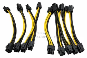 Kebo ya Kugeuza Nguvu ya PCIe kutoka Pini 6 hadi Pini 8