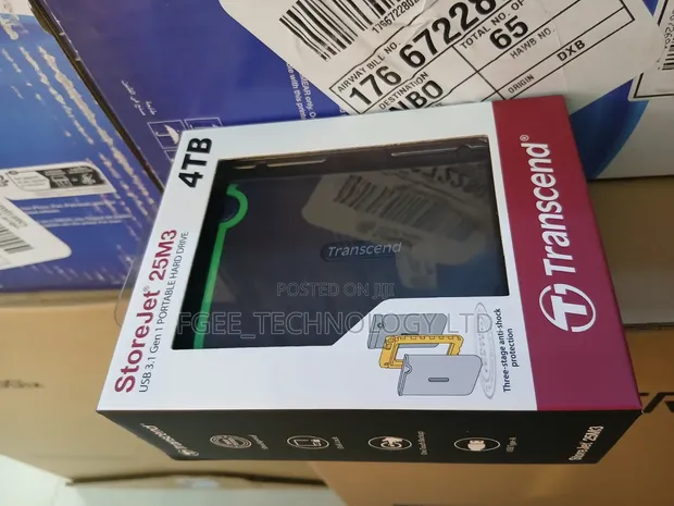 Transcend External Hard Drive 4TB - 1
