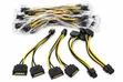 Dual SATA to 6-Pin PCIe Power Adapter - 3