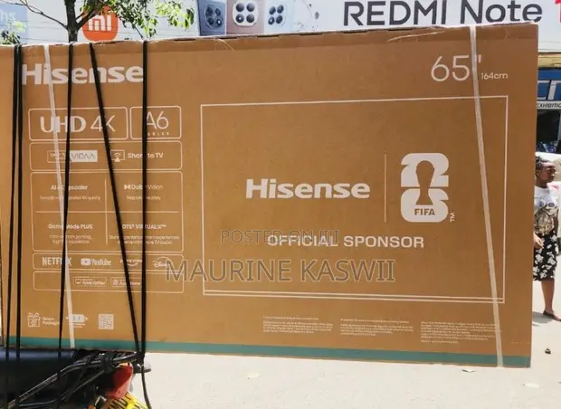 Hisense 65" 4K UHD TV Isiyo na Fremu - Mpya Kabisa - 1