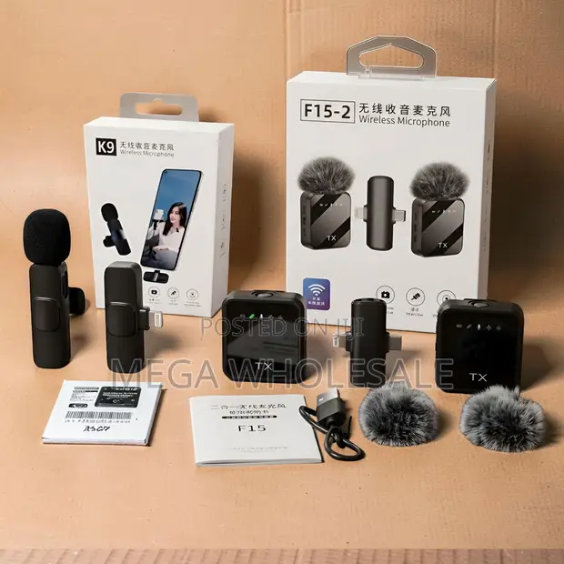 F15-2 Wireless Lavalier Microphone 2TX - 1