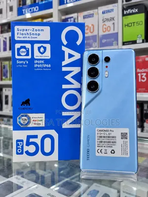 New Tecno Camon 50 Pro 256GB Blue