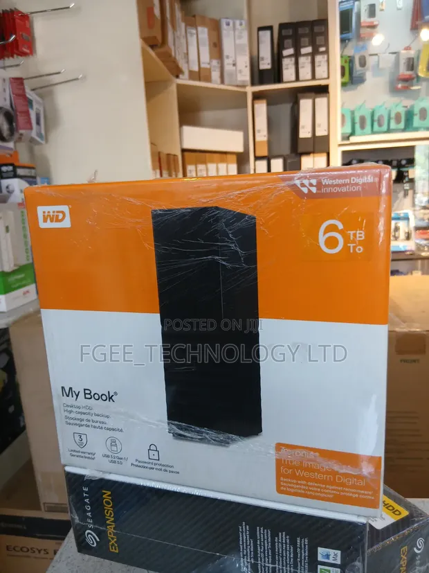 WD My Book External Hard Drive 6TB - 1