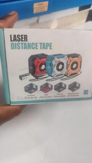 2-in-1 Laser Distance Measuring Tape