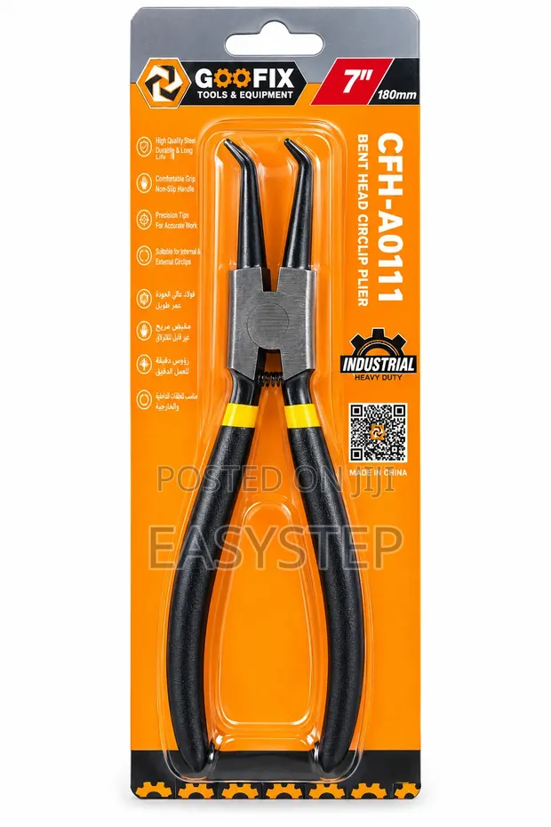 180mm Bent Head Circlip Pliers - CFH-A011 - 1