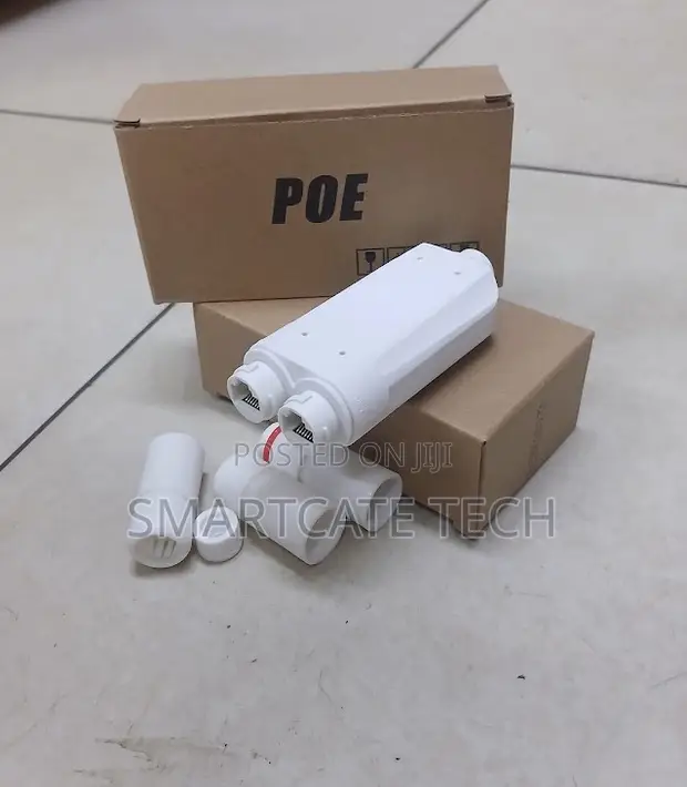 Weatherproof 2-Port PoE Extender for Outdoor Power & Data - 1
