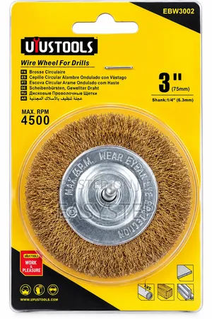 Wire Wheel Brush for Drill (3-inch)
