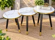 Premium Modern 3-in-1 Marble Executive Table - 2