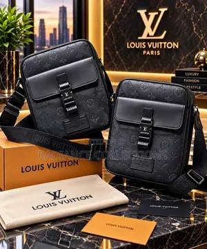 Men's Louis Vuitton Sling Bag - Black