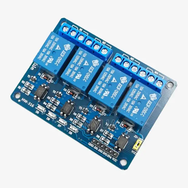 12V 4-Channel Relay Module - 1