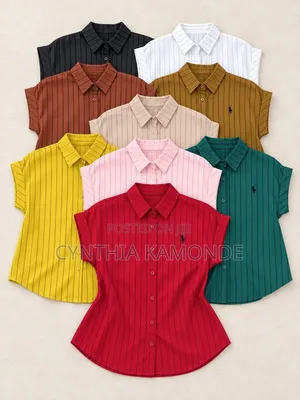 Elegant Striped Tops - Women's