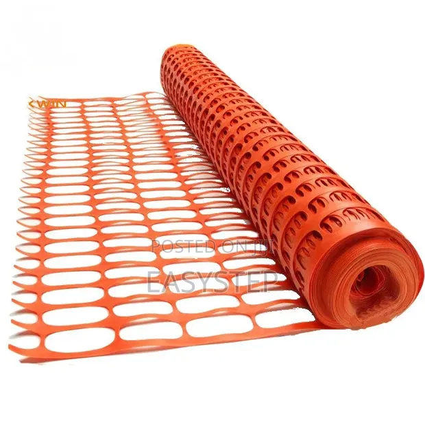 Heavy-Duty Orange Safety Barrier Mesh - 1