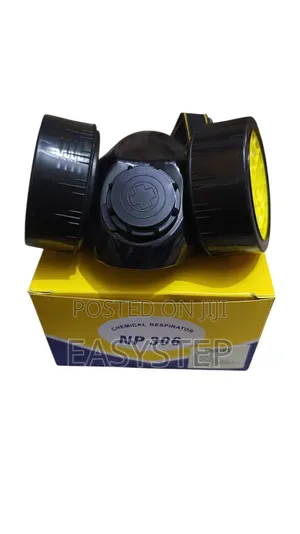 Maski ya Kupumua ya Kemikali yenye Cartridge Mbili