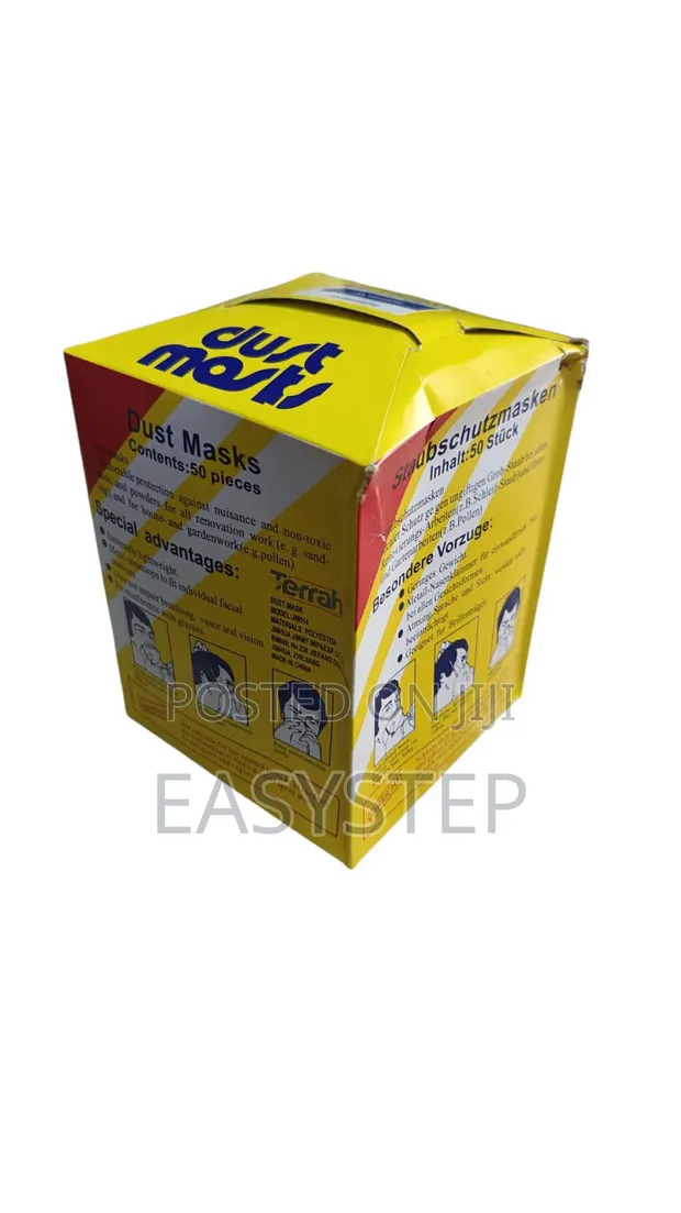 Masks za Yellow Box za Kutupa (Pakiti ya 50) - 1
