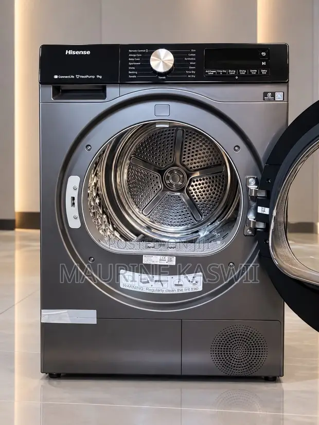 Hisense 9KG Inverter Heat Pump Dryer DH3S902BT - Grey - 1