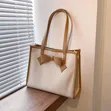 Ladies Genuine Leather Tote Bag - Large, Waterproof - 2