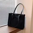 Ladies Genuine Leather Tote Bag - Large, Waterproof - 3