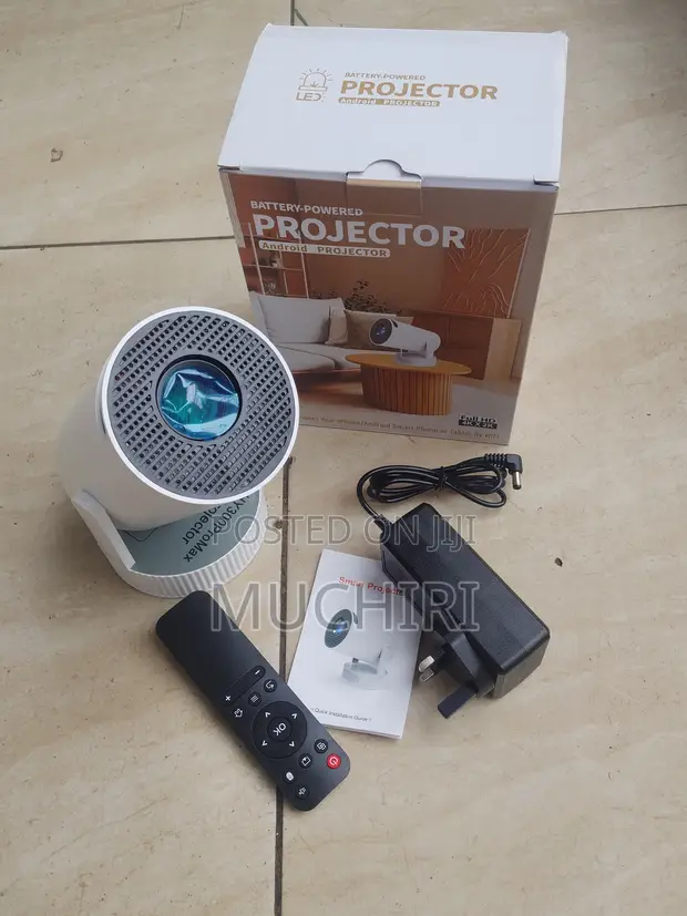 HY300 Smart Android Projector with Battery - 1