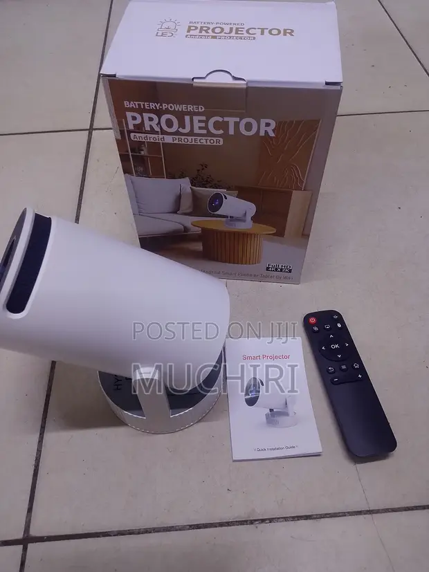HY300 Rechargeable Portable Android Projector - 1