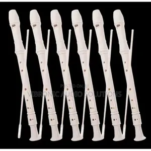 6 Pcs ABS Cream Music Flute for Kids
