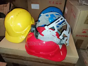 Kofia ya Plastiki ya Usalama - Nyekundu, Njano, au Bluu
