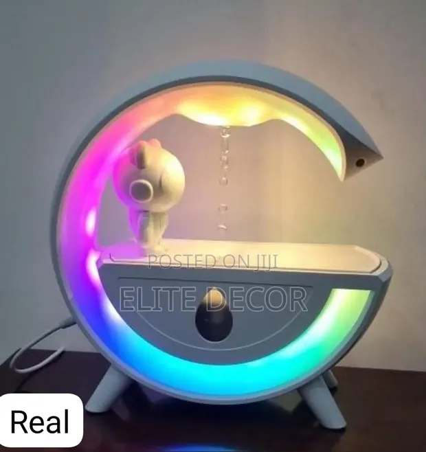 T00K8 Bluetooth Speaker Humidifier - Anti-Gravity Droplets LED - 1