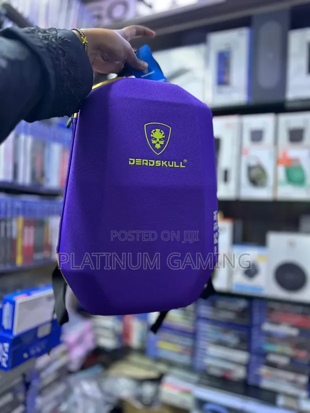 DeadSkull Hard-Shell Travel Backpack kwa PS5 Slim Console - 1