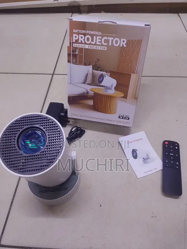HY300 Mini Android Projector with Internal Battery - 1