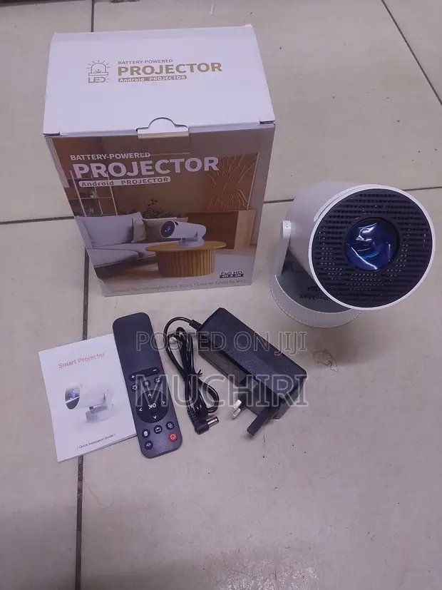 HY300 Mini Home Theatre Projector with Inbuilt Battery - 1