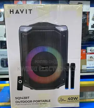 HAVIT SQ143BT Spika ya Bluetooth ya Nje ya RGB