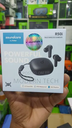 Soundcore R50i Earbuds - Cheza kwa Saa 30