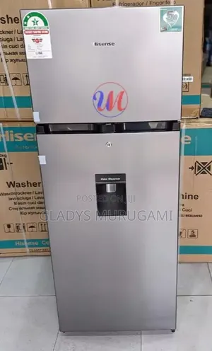 Hisense 205L Double Door Refrigerator with Dispenser