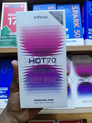 New Infinix Hot 70 128GB Graphite