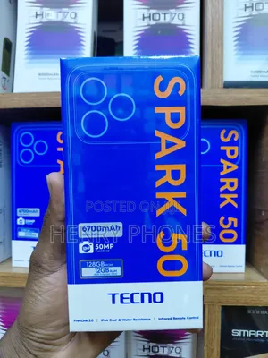 Tecno Spark 50 Mpya 128GB Nyeusi