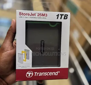 Transcend 1TB External Hard Drive Mpya Kabisa