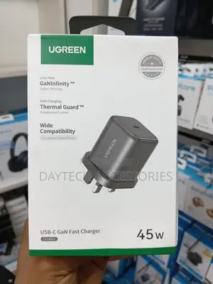 Ugreen X524 45W GaN Charger Single USB-C PD 3.0 PPS UK Plug