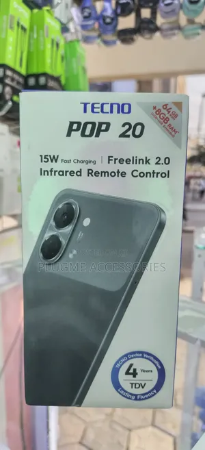 New Tecno Pop 20 64GB Black