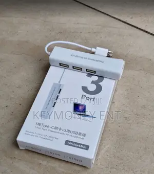 Hub ya USB-C yenye Port 3 na Ethernet kwa MacBook