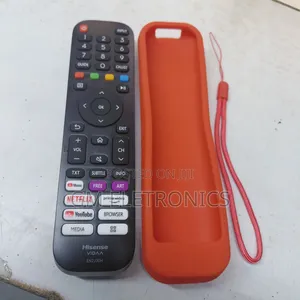Remote Ya Hisense Vidaa TV Ya Awali Pamoja na Kifuniko Chekundu