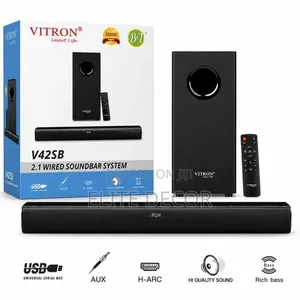 Vitron V42SB 2.1 Channel Soundbar - 6000W PMPO