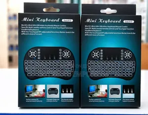 Mini QWERTY Keyboard yenye Backlit na Touchpad