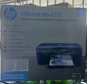 HP OfficeJet Pro 8210 Printer ya Rangi ya Inkjet isiyo na Waya